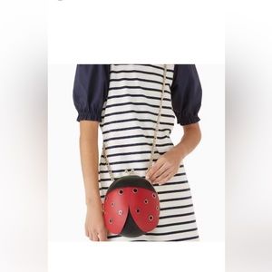 Kate Spade 3d ladybug novelty leather bag